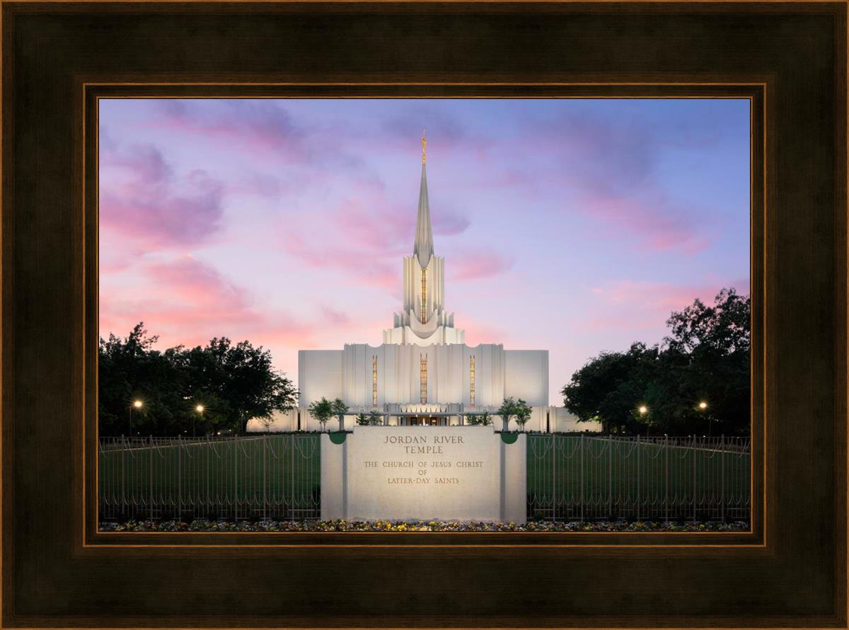 Jordan River Temple Eventide