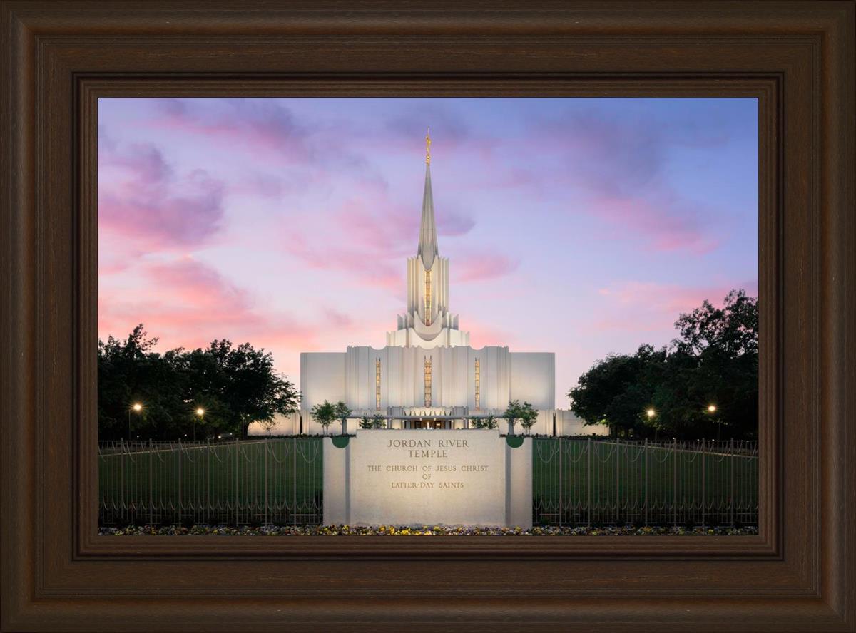 Jordan River Temple Eventide