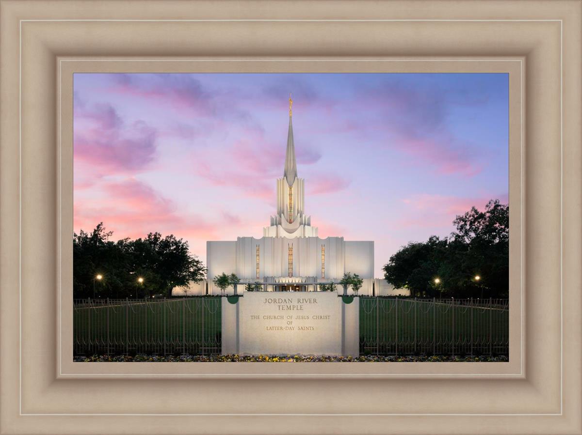 Jordan River Temple Eventide