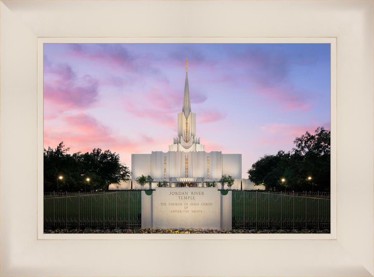 Jordan River Temple Eventide