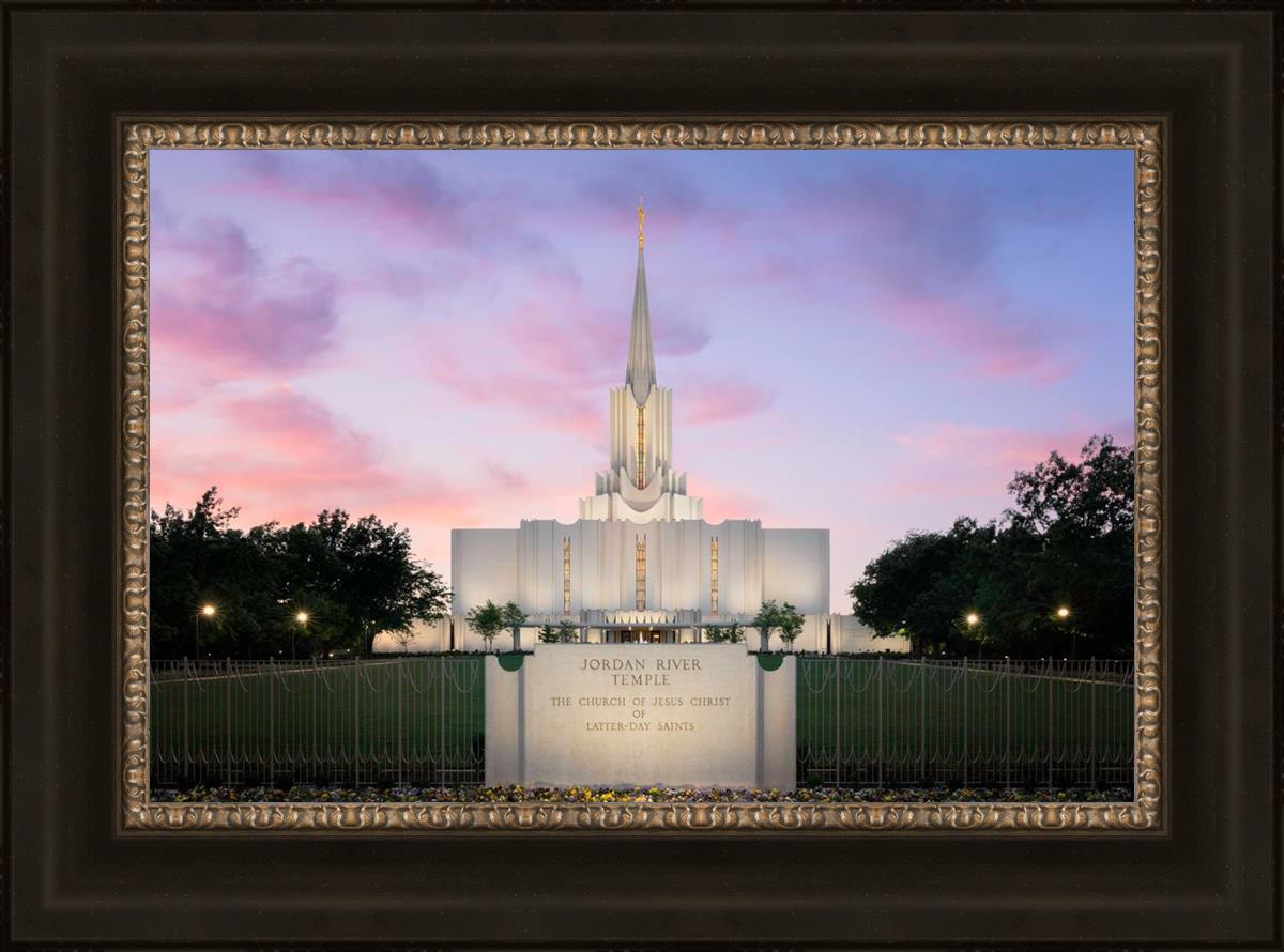 Jordan River Temple Eventide