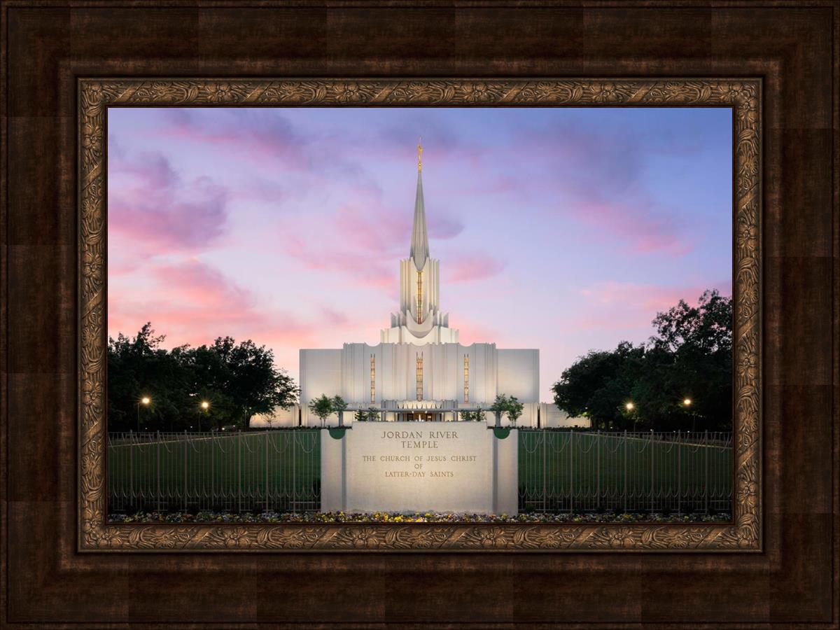 Jordan River Temple Eventide