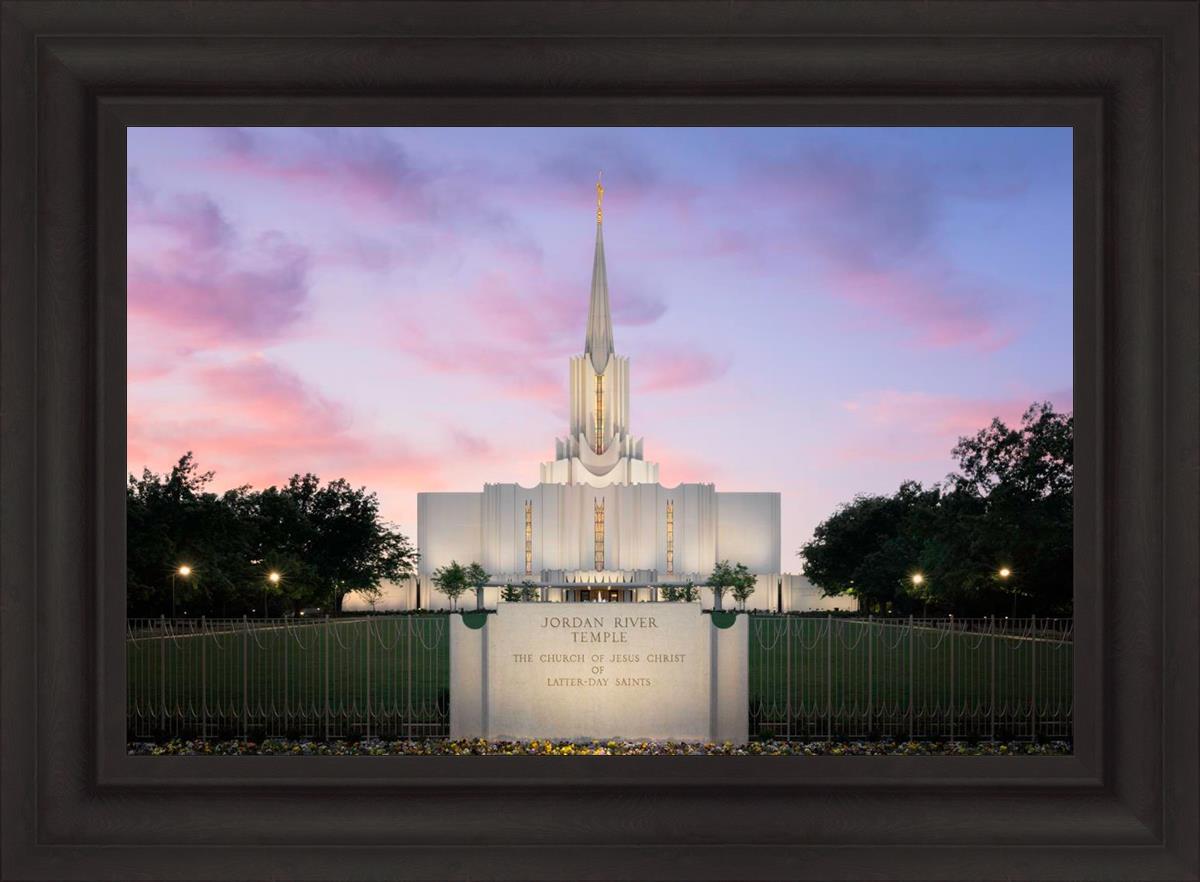 Jordan River Temple Eventide