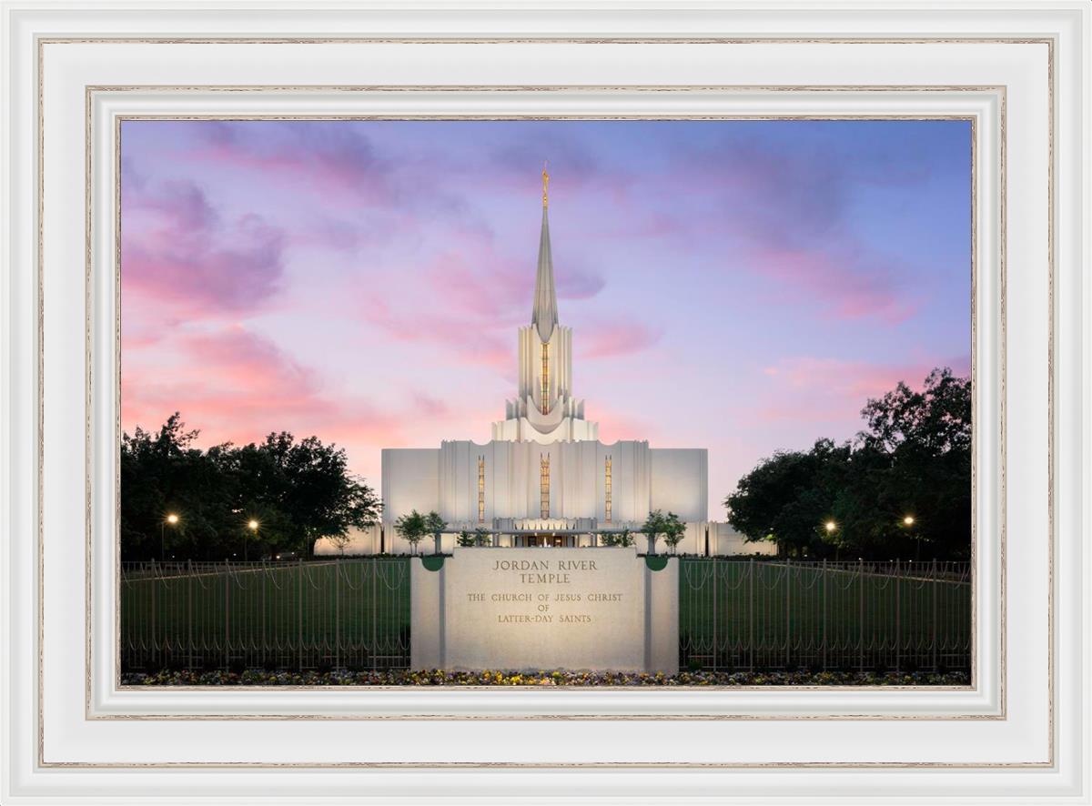 Jordan River Temple Eventide