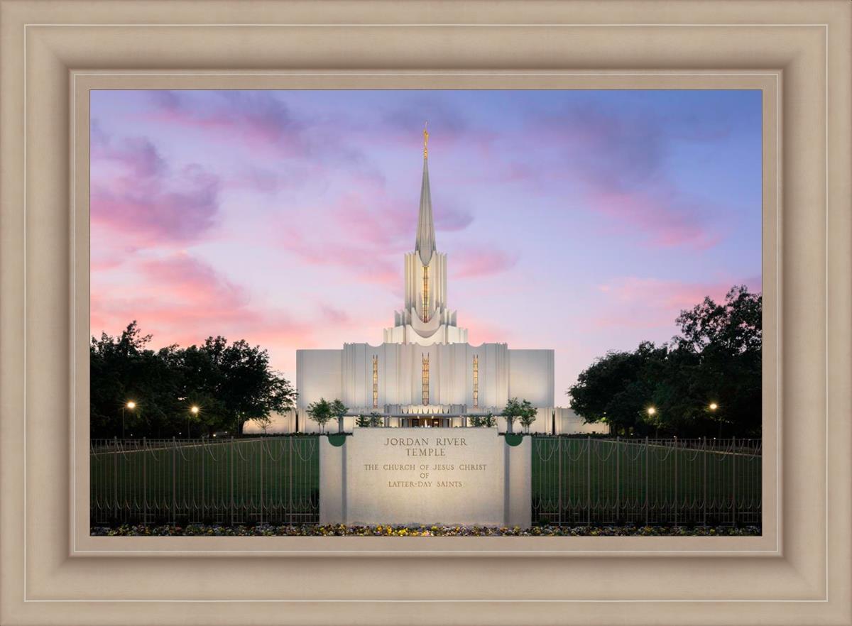 Jordan River Temple Eventide