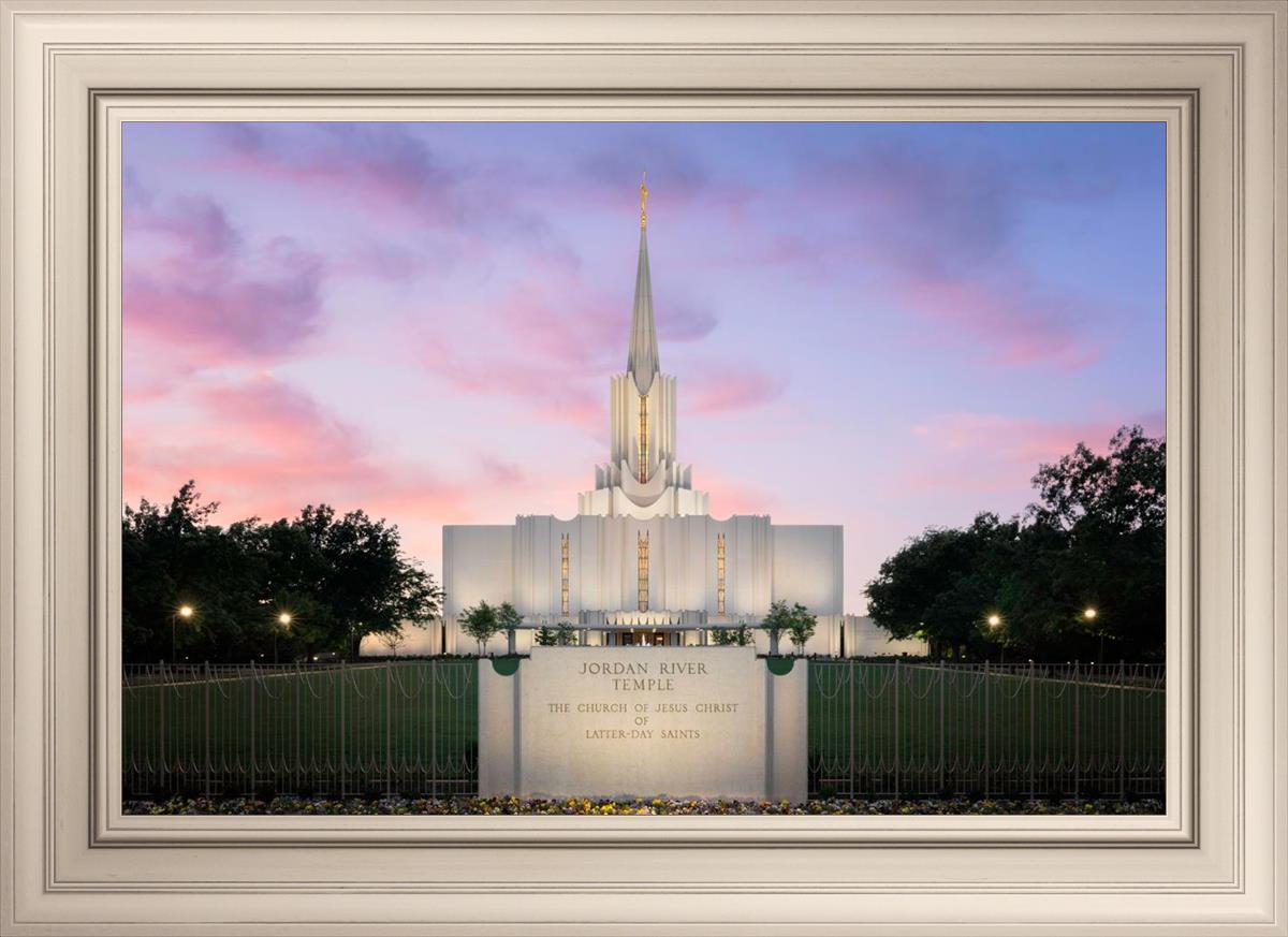 Jordan River Temple Eventide