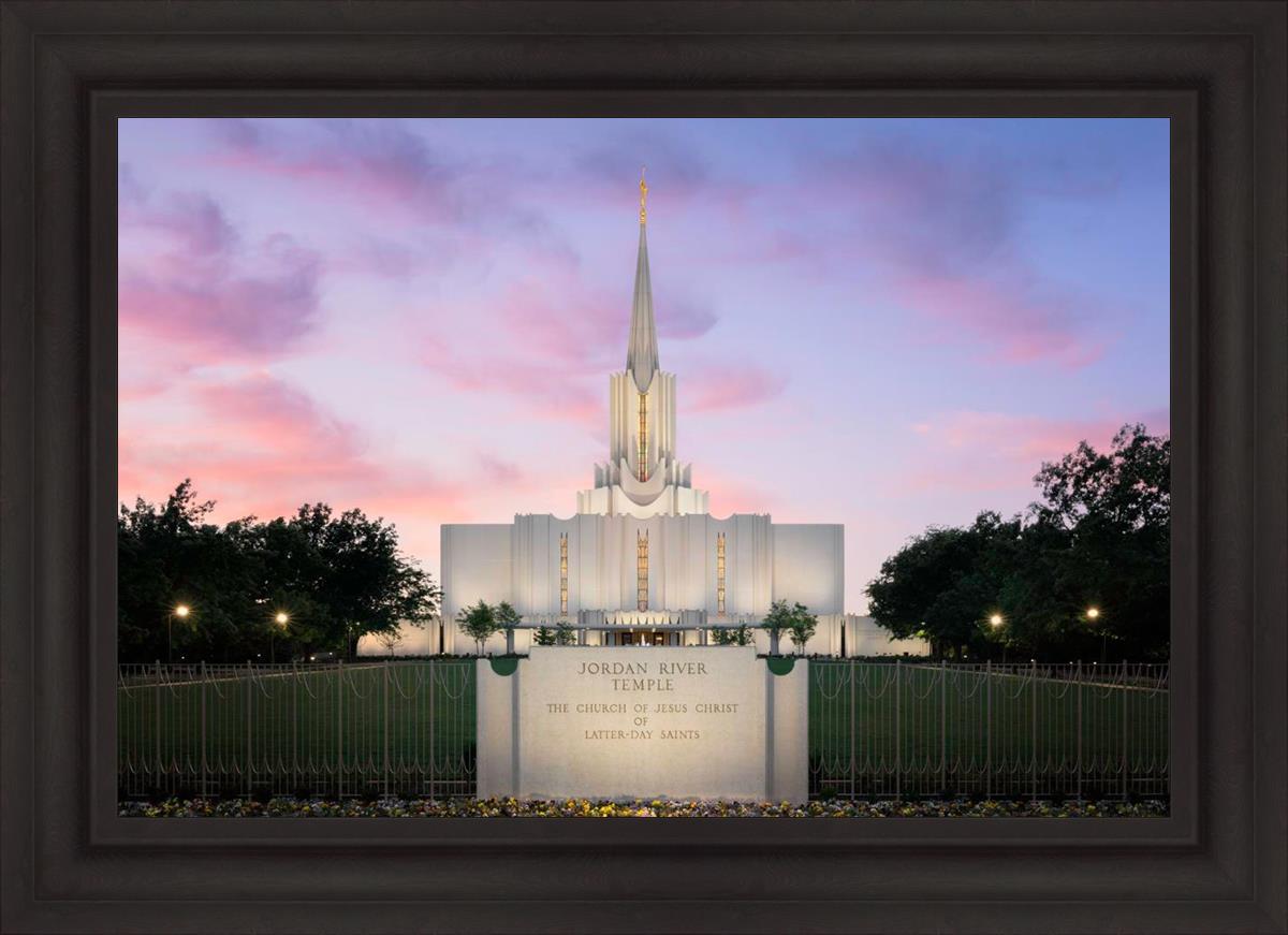 Jordan River Temple Eventide