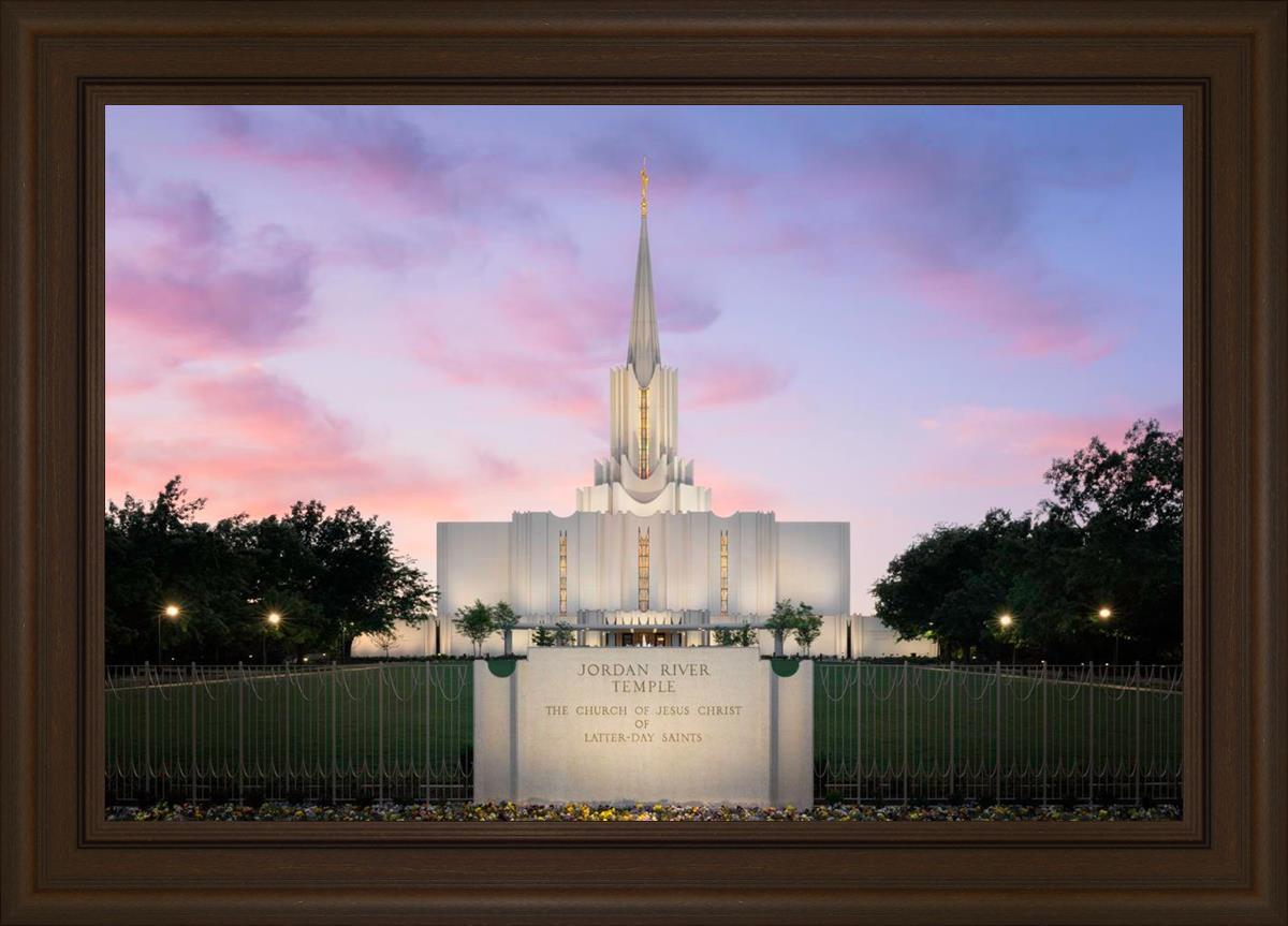 Jordan River Temple Eventide