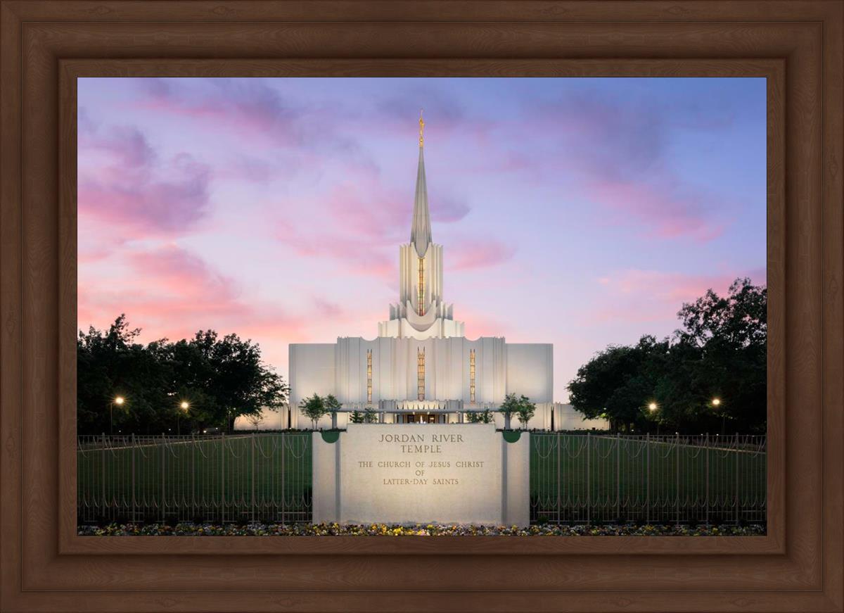 Jordan River Temple Eventide