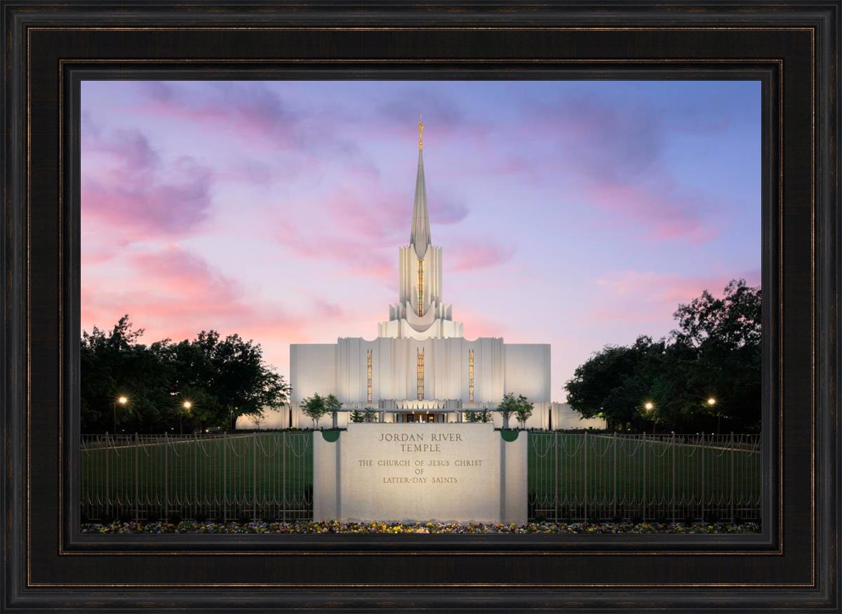 Jordan River Temple Eventide