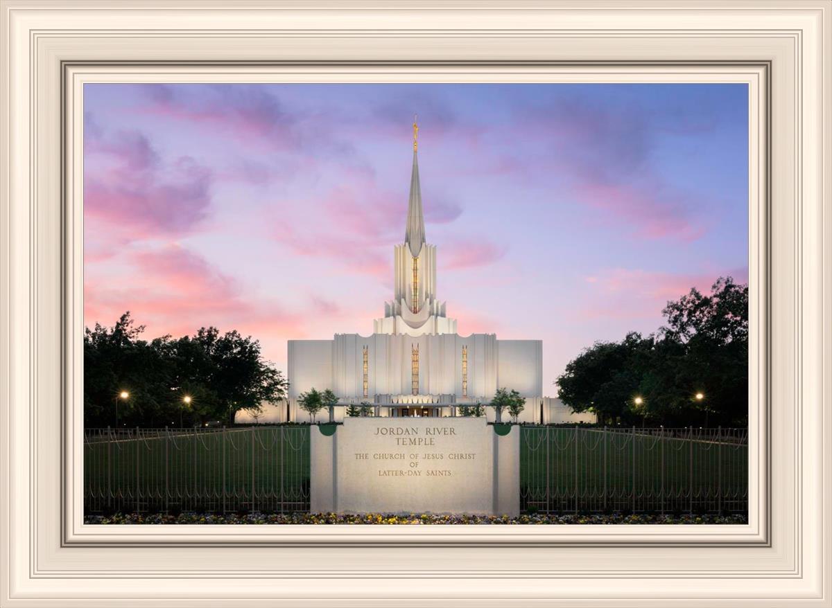Jordan River Temple Eventide