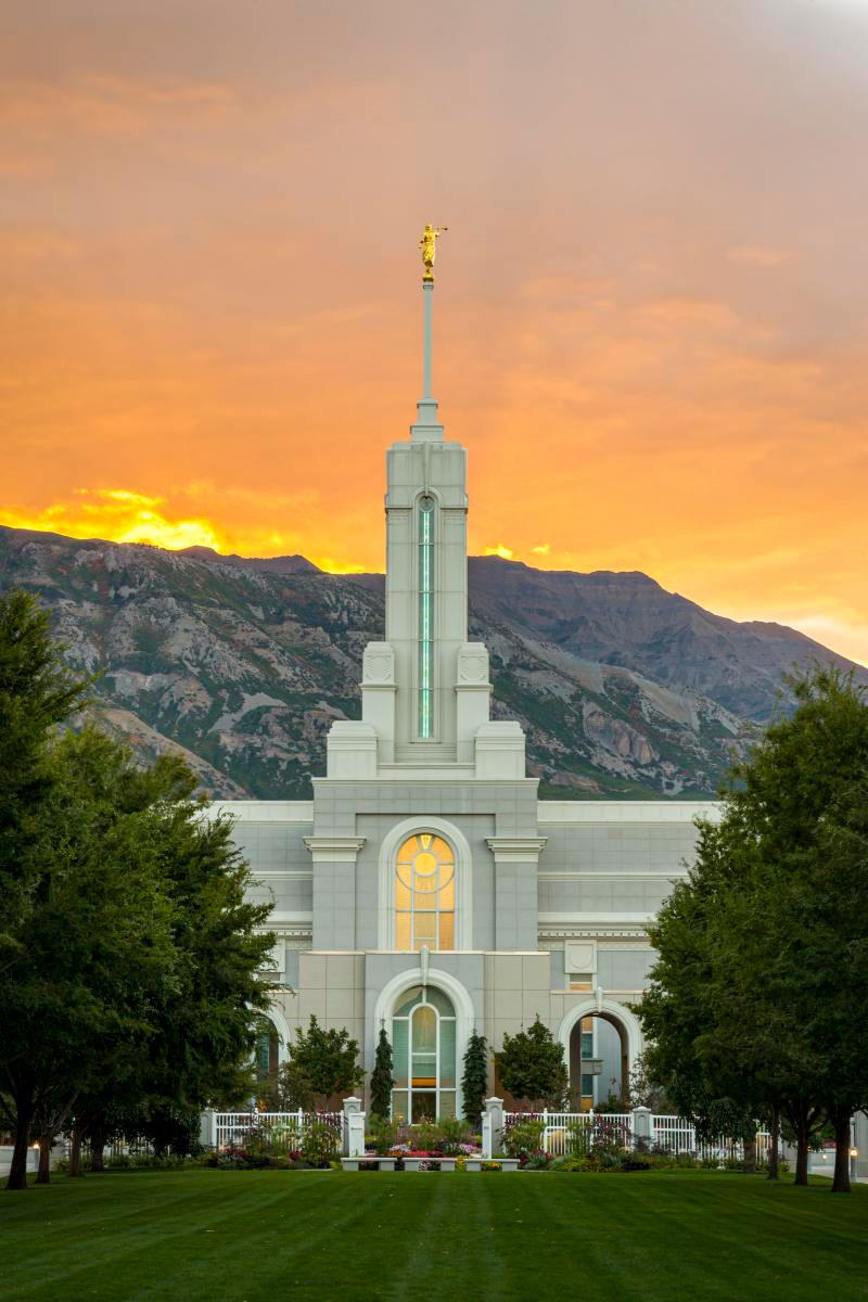 Mount Timpanogos Morning Glory (Full Vertical Version)