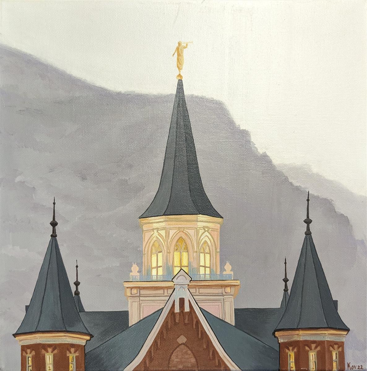 Provo City Center Steeples Original Artwork
