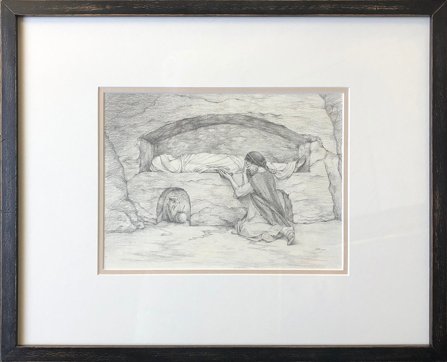 Sunset before Dawn Graphite on Watercolor Paper Original Artwork