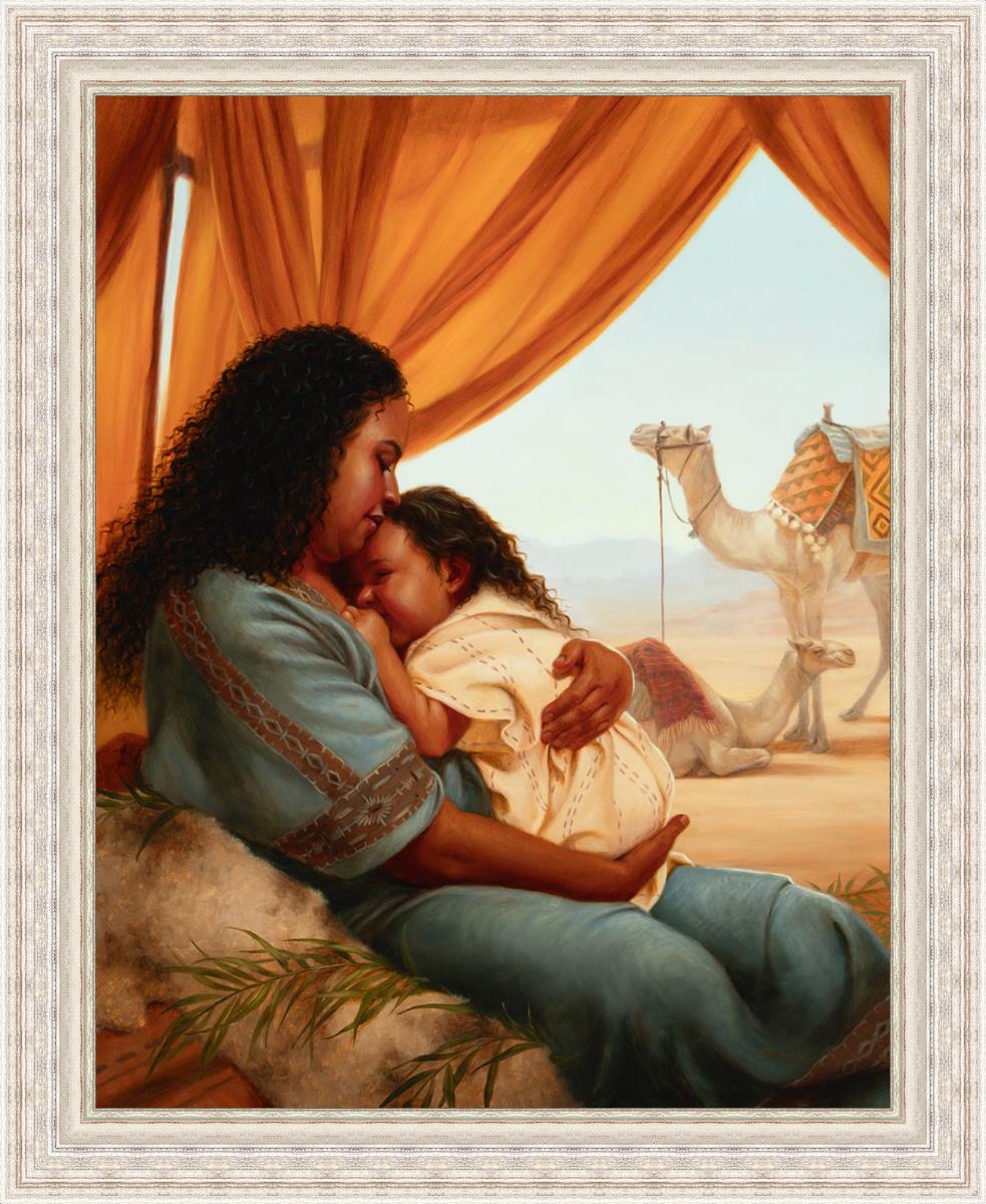 The Nurture of a Mother in the Wilderness Large Wall Art