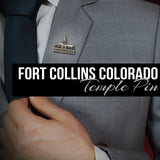 Fort Collins Colorado Temple Pin
