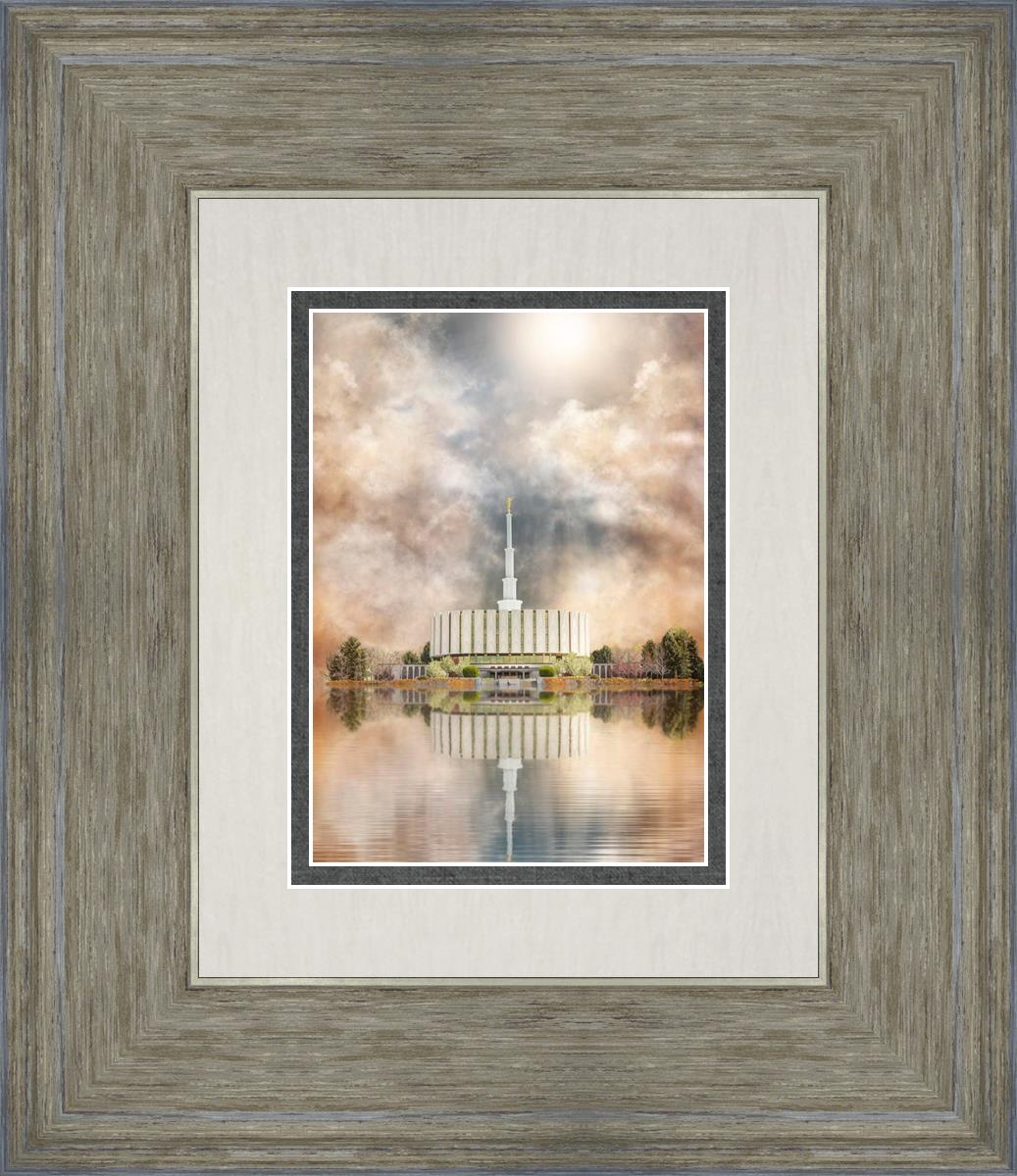 Millennial Reflection Provo Utah Temple