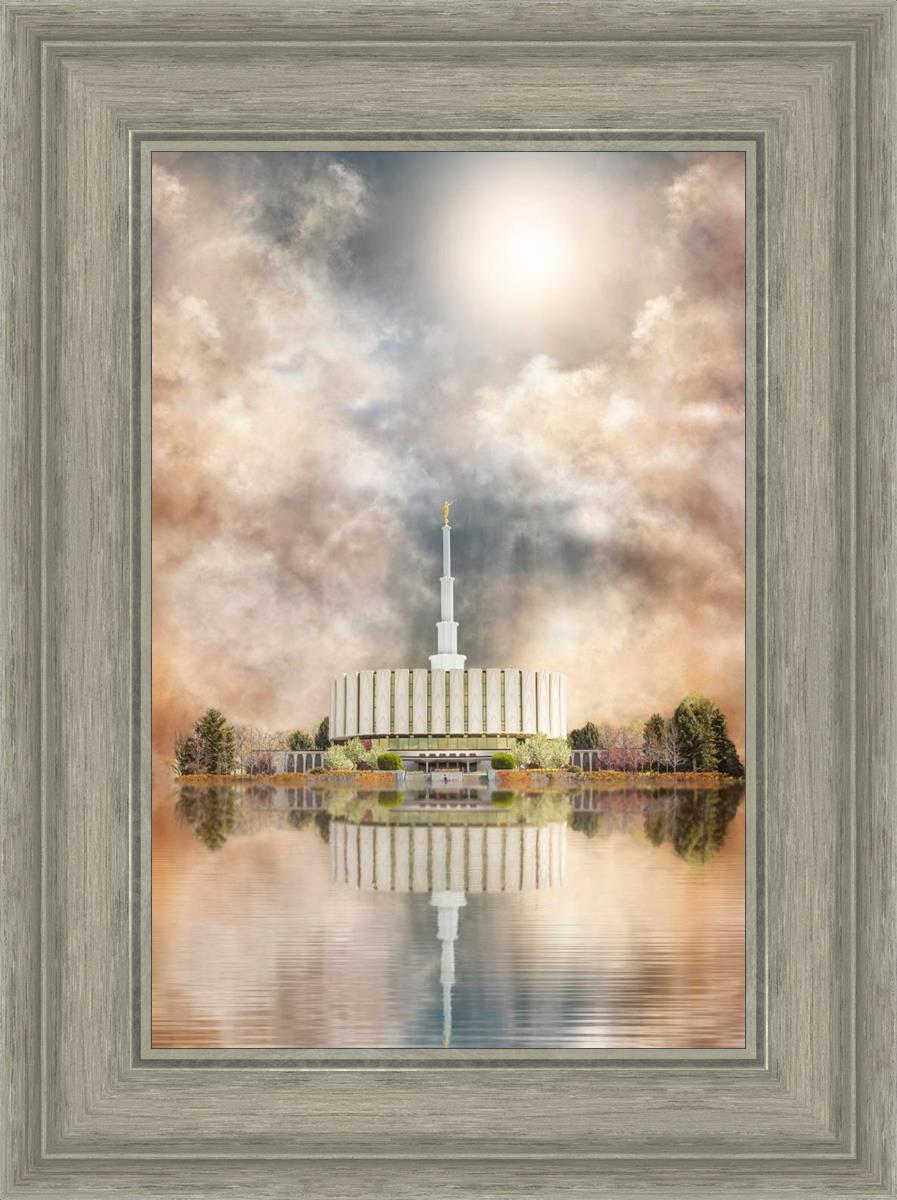 Millennial Reflection Provo Utah Temple
