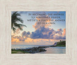 Becoming the Answer Motivisional Poster