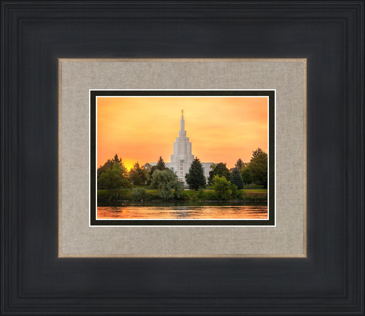 Idaho Falls Temple - Across the River
