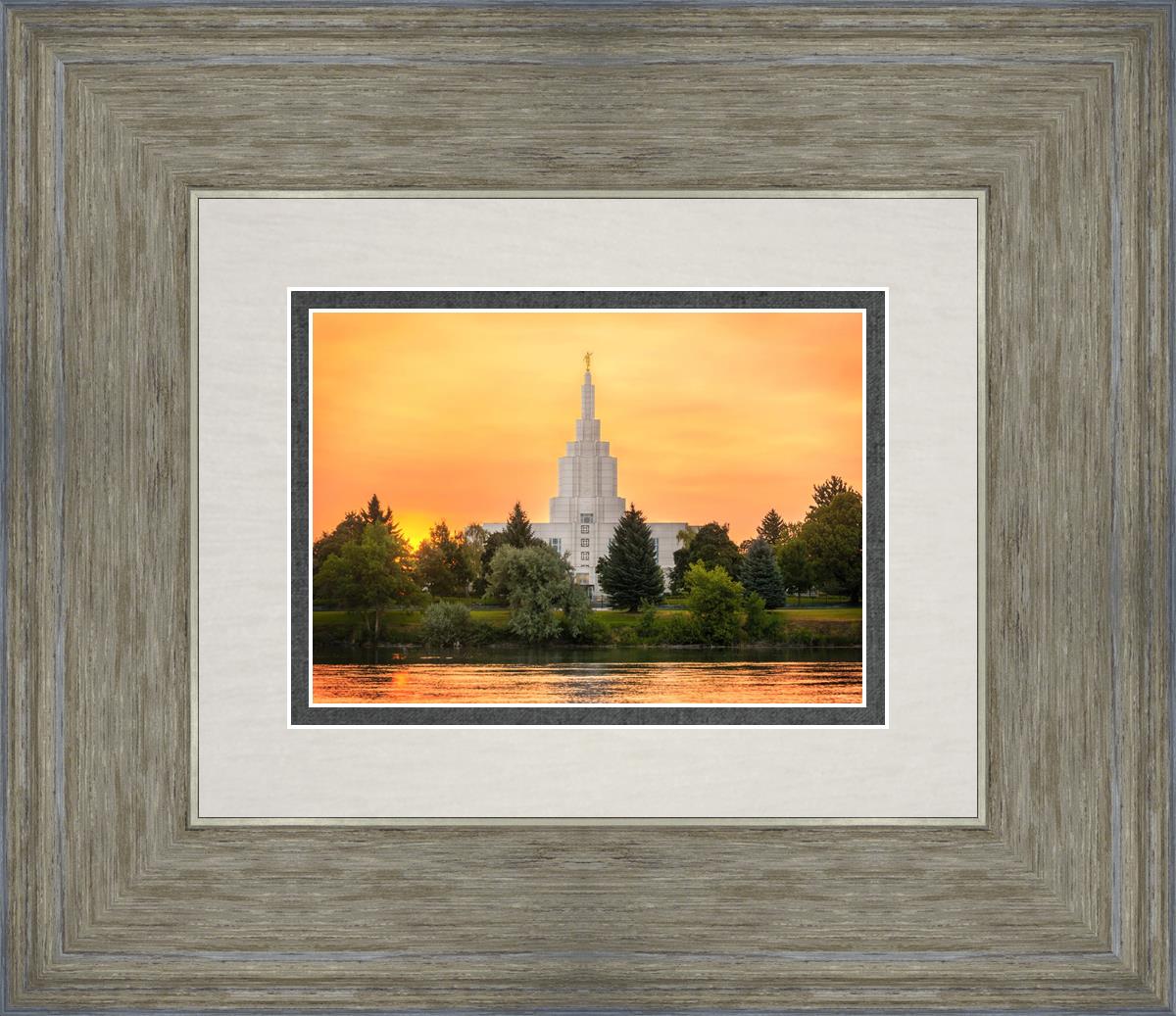 Idaho Falls Temple - Across the River