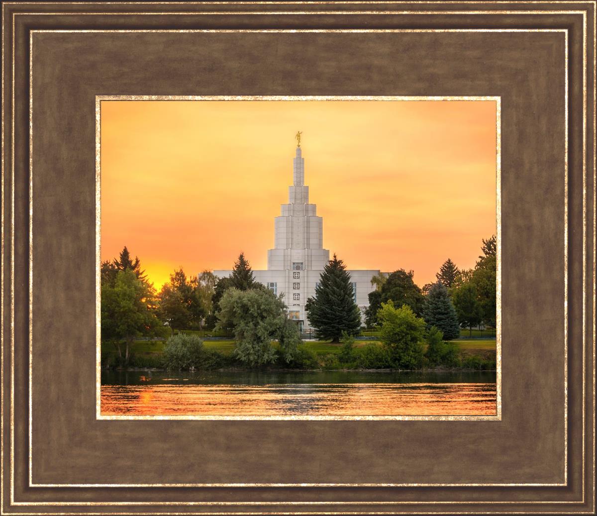 Idaho Falls Temple - Across the River