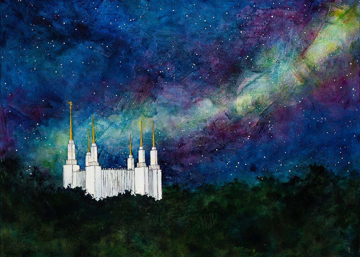 Washington DC Temple a Light on a Hill