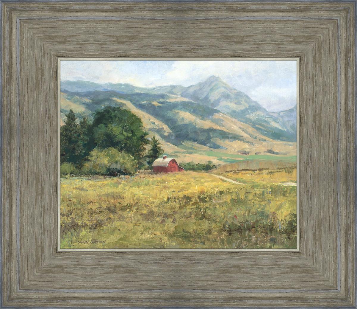 Red Barn in The Wilderness