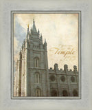 Salt Lake Temple Antiqued