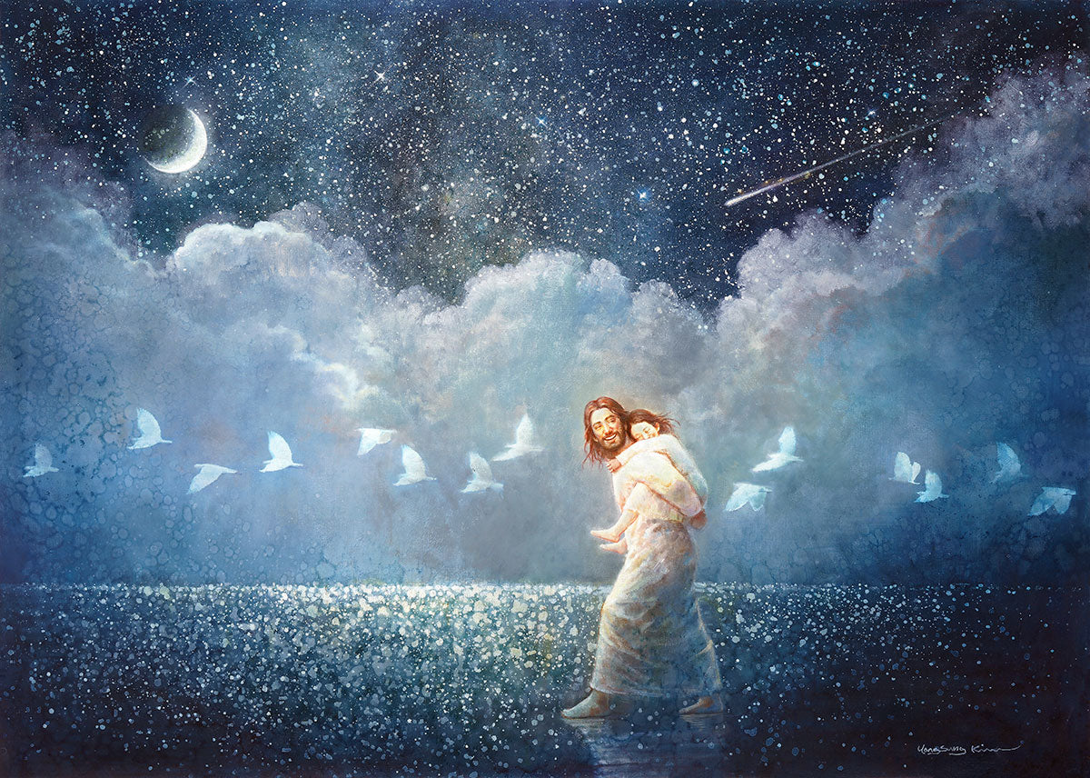 With All Thy Heart Mixed Media Original by Yongsung Kim – LDSArt.com