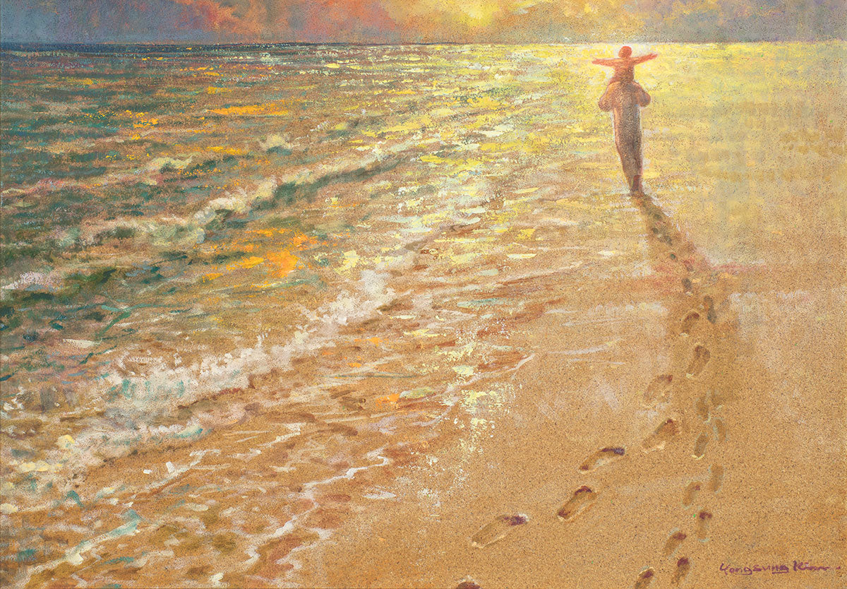 Footprints Original Painting 20 x 14