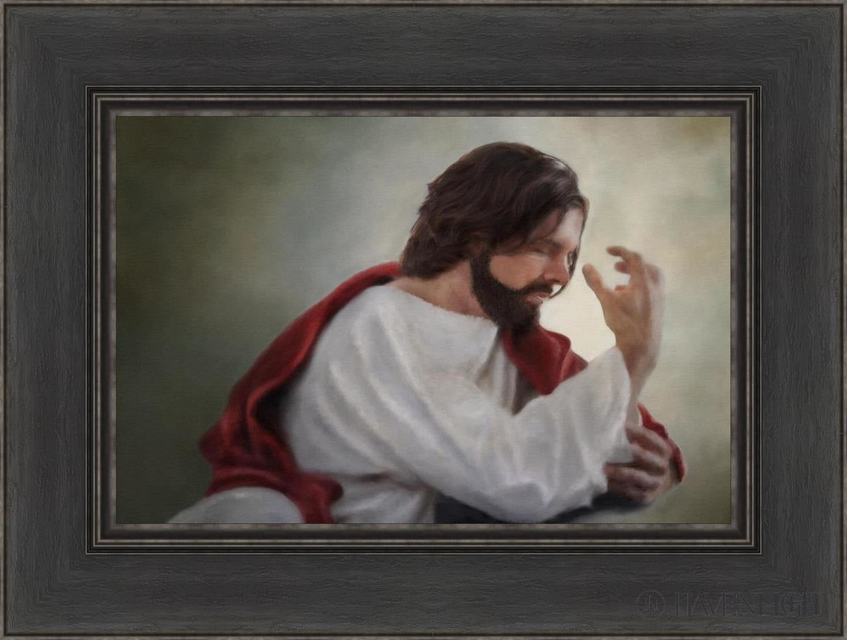 Abide With Me Open Edition Canvas / 18 X 12 Black 24 1/2 Art