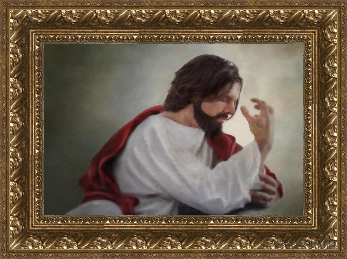 Abide With Me Open Edition Canvas / 18 X 12 Gold 23 3/4 17 Art