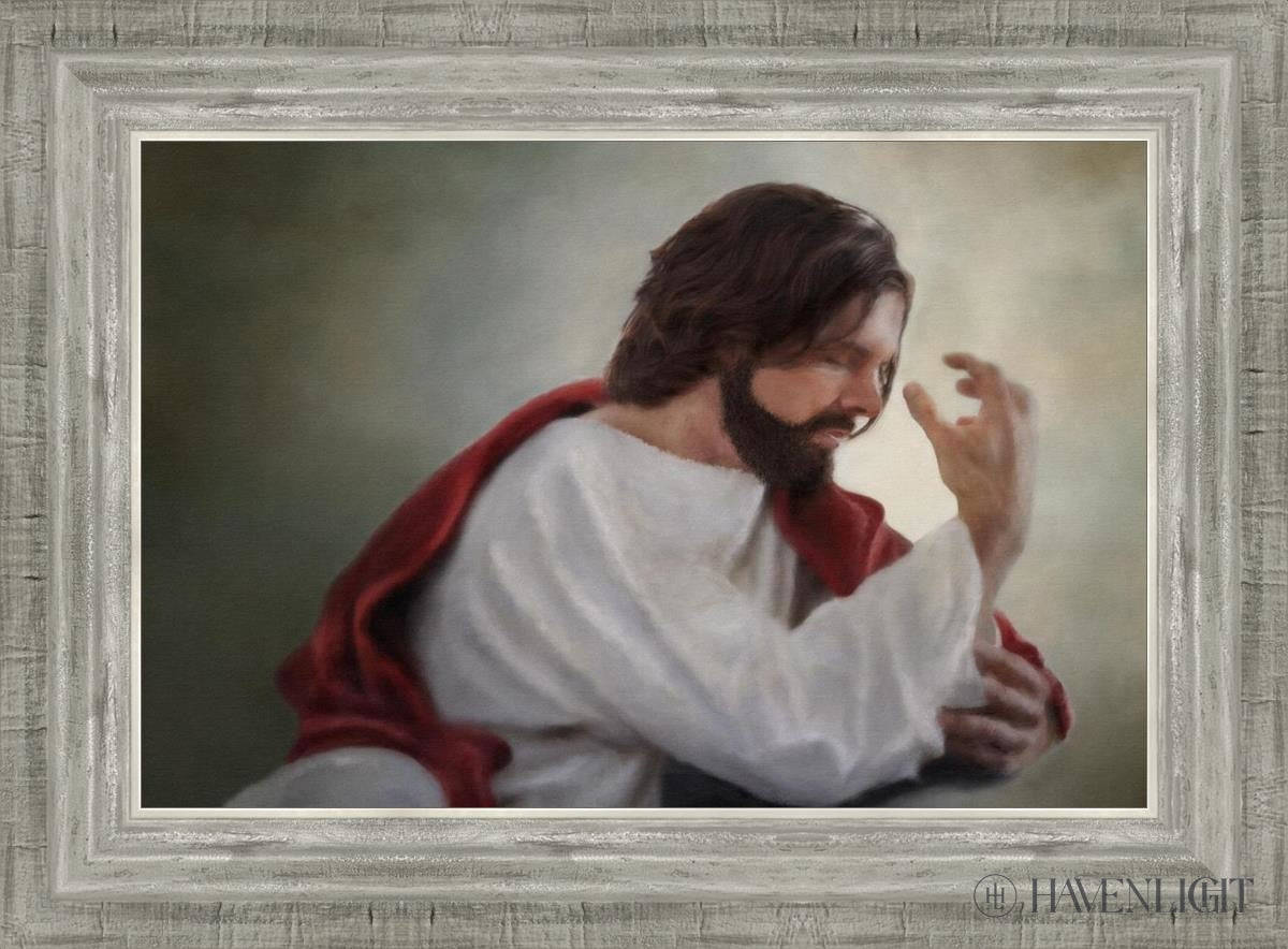 Abide With Me Open Edition Canvas / 18 X 12 Silver 22 3/4 16 Art