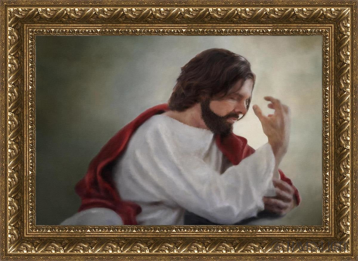 Abide With Me Open Edition Canvas / 24 X 16 Gold 29 3/4 21 Art