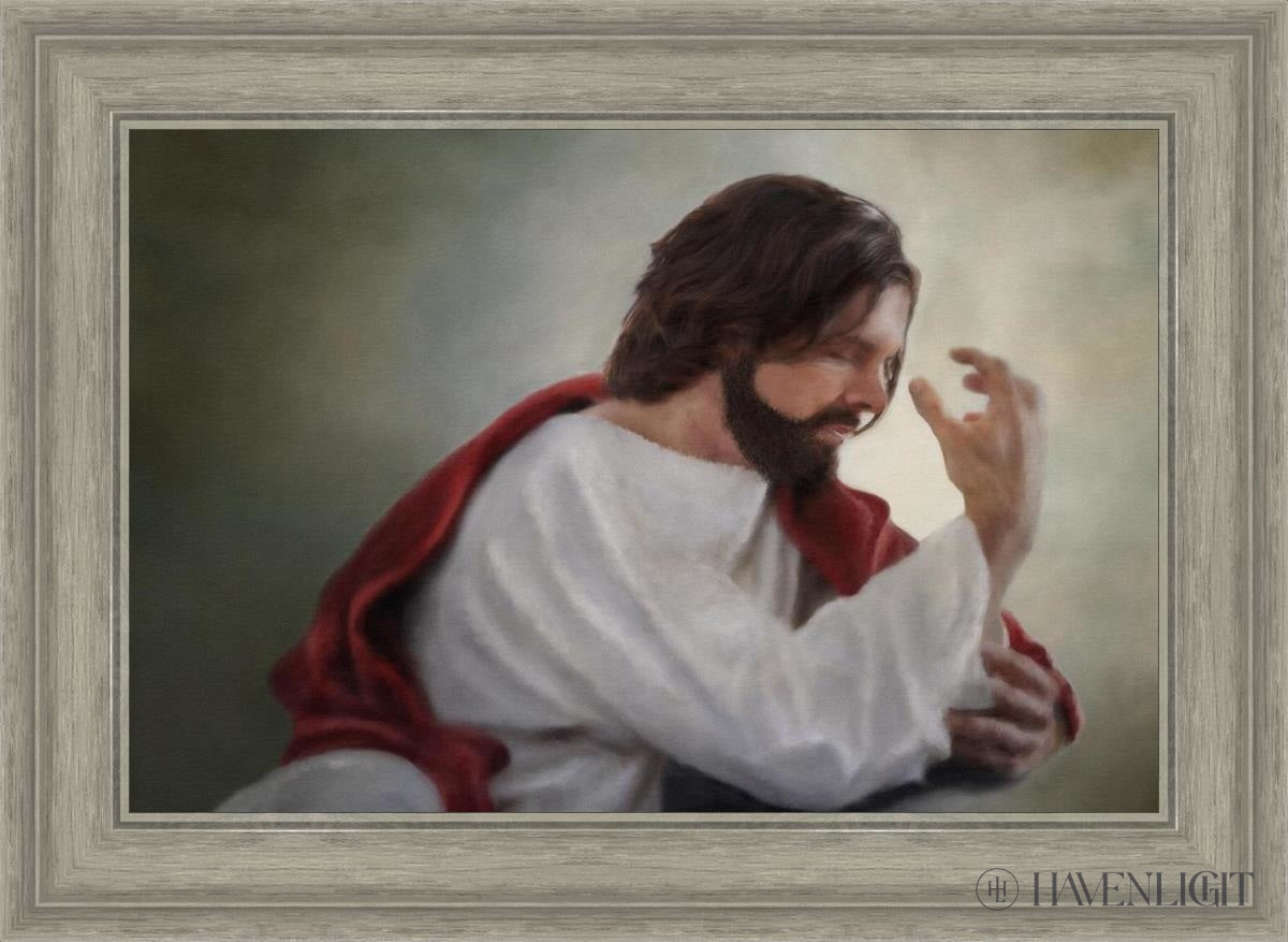 Abide With Me Open Edition Canvas / 24 X 16 Gray 29 3/4 21 Art