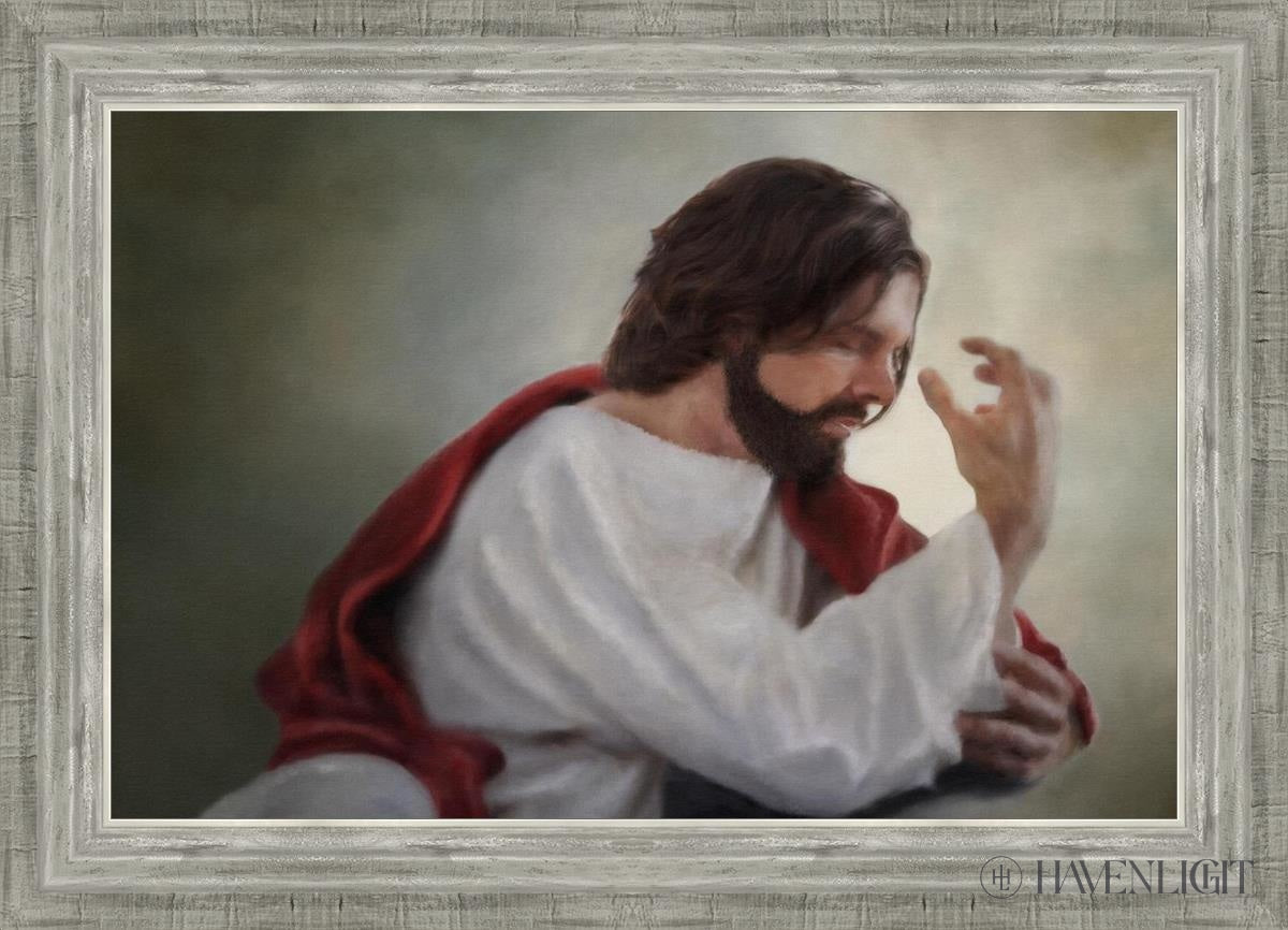 Abide With Me Open Edition Canvas / 24 X 16 Silver 28 3/4 20 Art