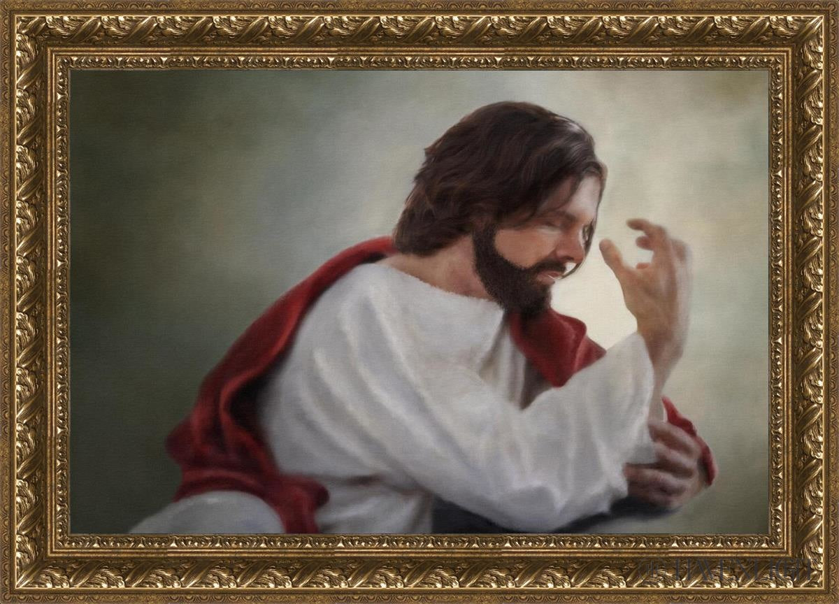 Abide With Me Open Edition Canvas / 30 X 20 Gold 35 3/4 25 Art