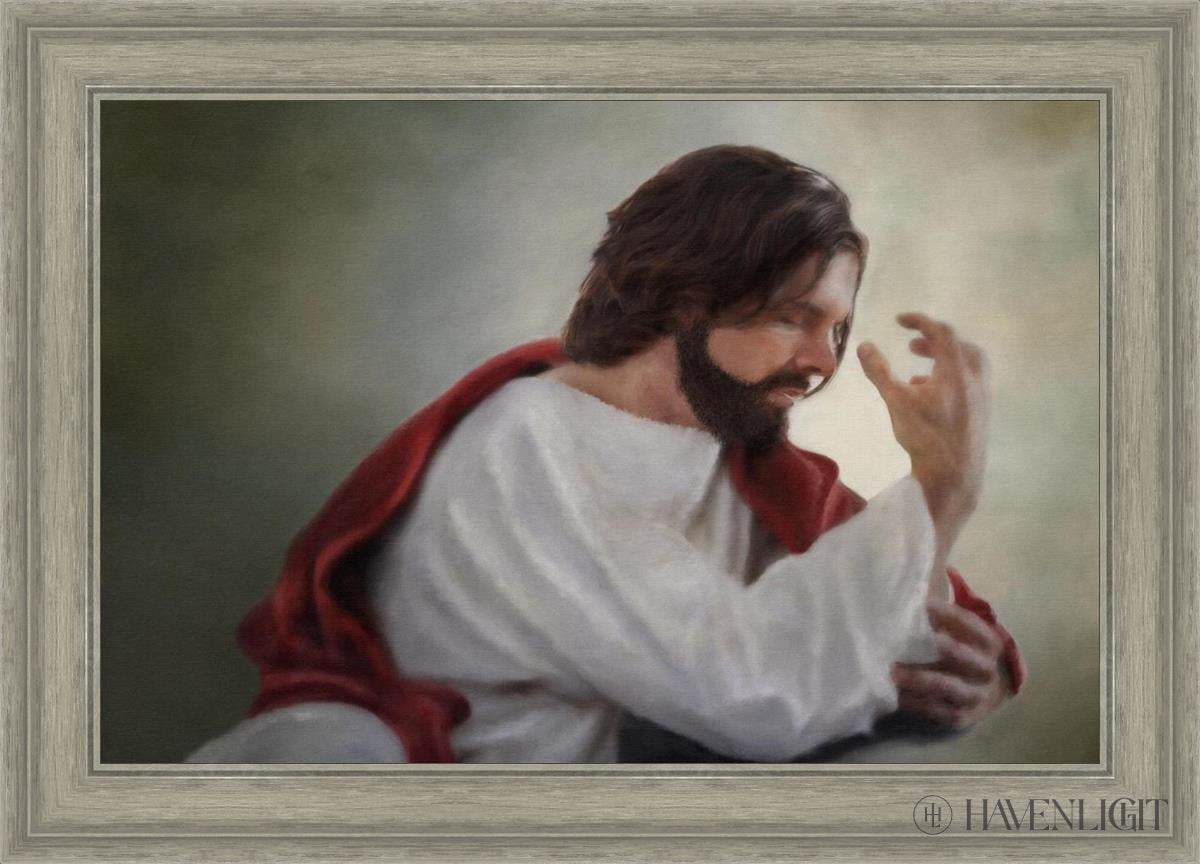 Abide With Me Open Edition Canvas / 30 X 20 Gray 35 3/4 25 Art