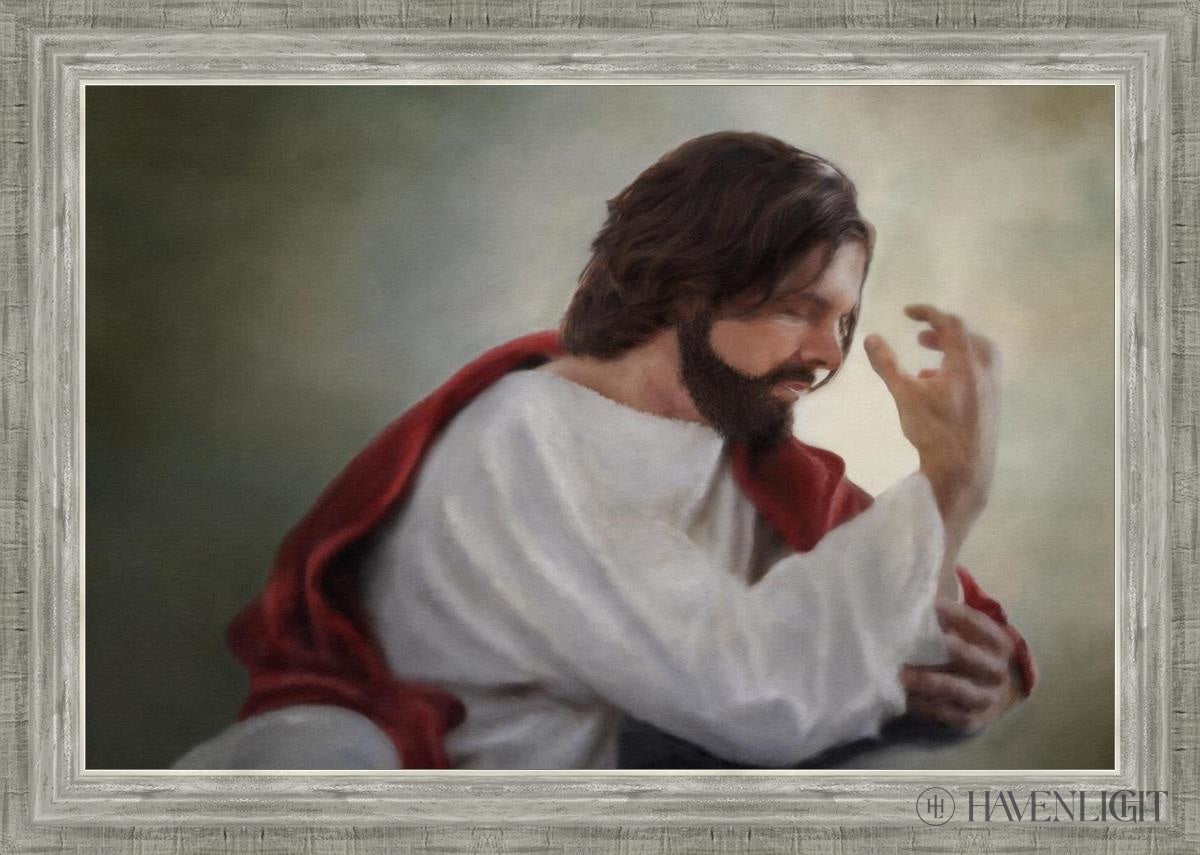 Abide With Me Open Edition Canvas / 30 X 20 Silver 34 3/4 24 Art