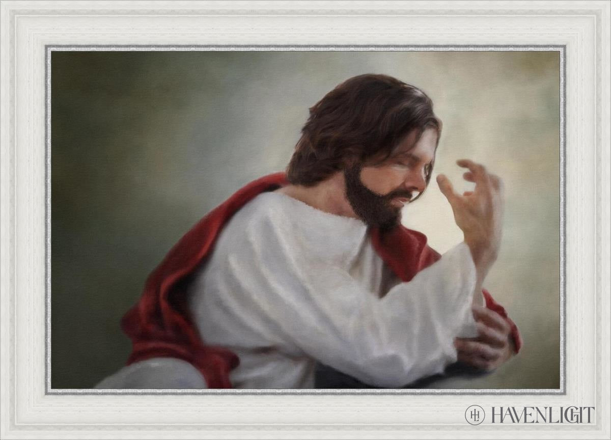 Abide With Me Open Edition Canvas / 30 X 20 White 35 3/4 25 Art