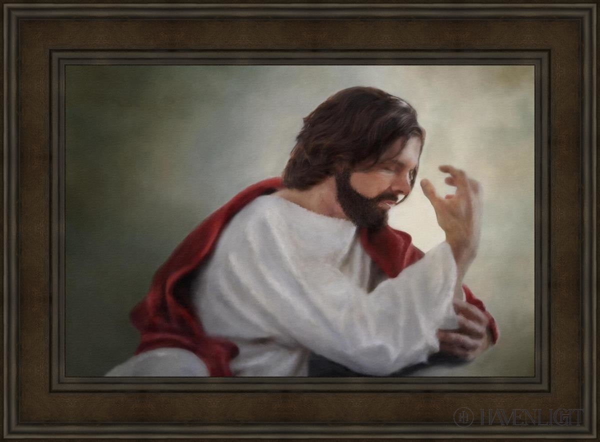 Abide With Me Open Edition Canvas / 36 X 24 Brown 45 3/4 33 Art