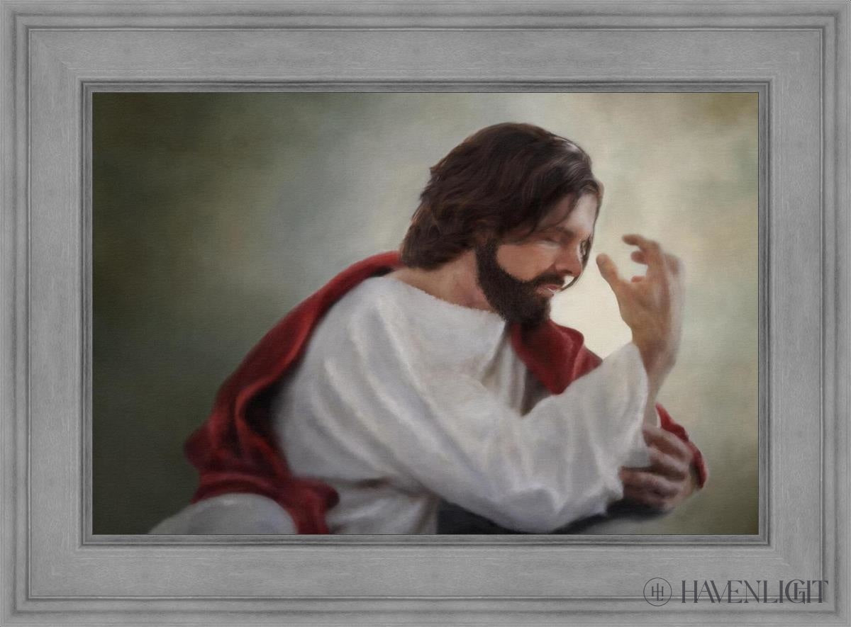 Abide With Me Open Edition Canvas / 36 X 24 Gray 45 3/4 33 Art
