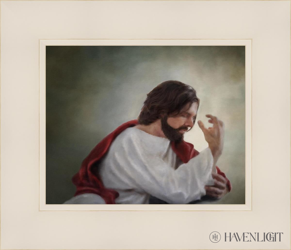 Abide With Me Open Edition Print / 10 X 8 White 14 1/4 12 Art