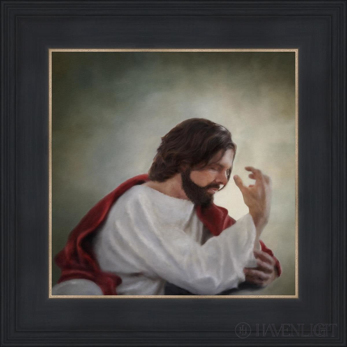 Abide With Me Open Edition Print / 12 X Black 16 3/4 Art
