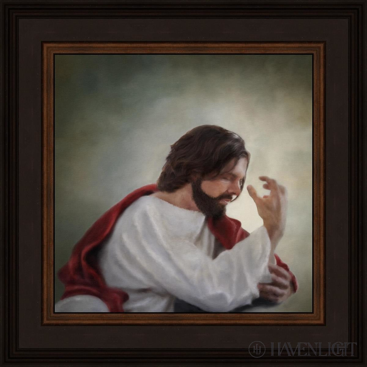 Abide With Me Open Edition Print / 12 X Brown 16 3/4 Art