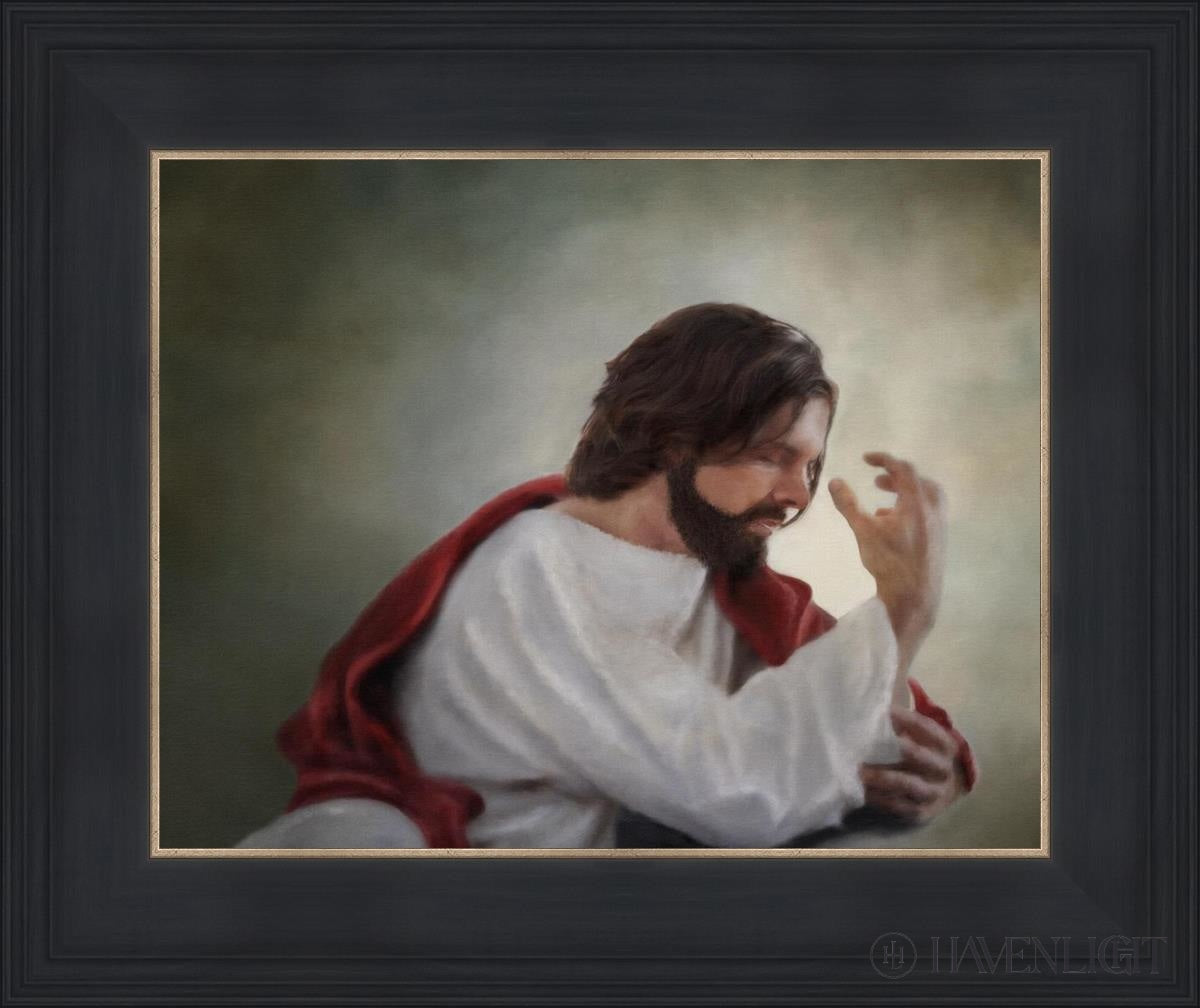 Abide With Me Open Edition Print / 14 X 11 Black 18 3/4 15 Art
