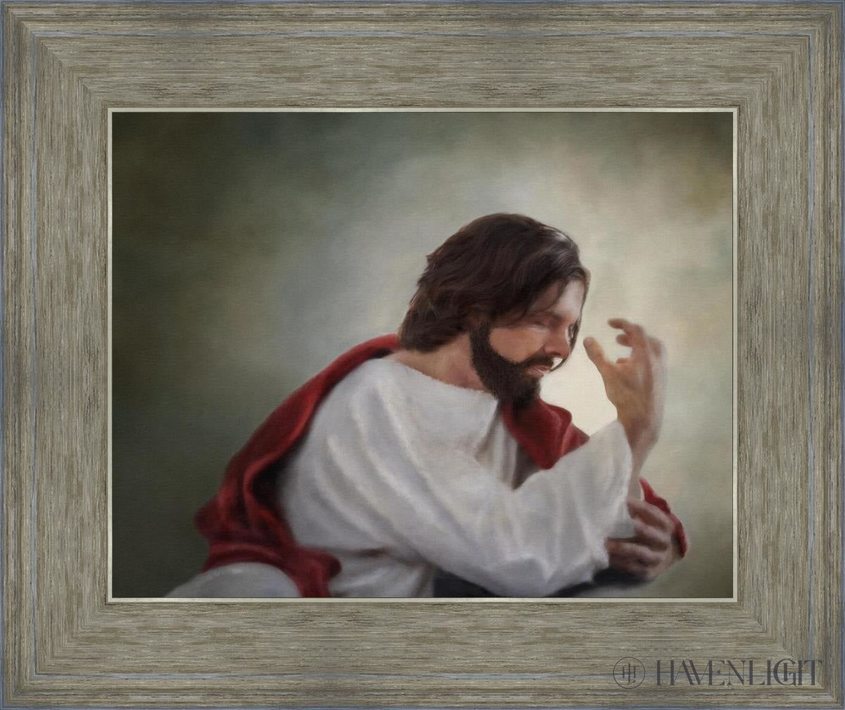 Abide With Me Open Edition Print / 14 X 11 Gray 18 3/4 15 Art