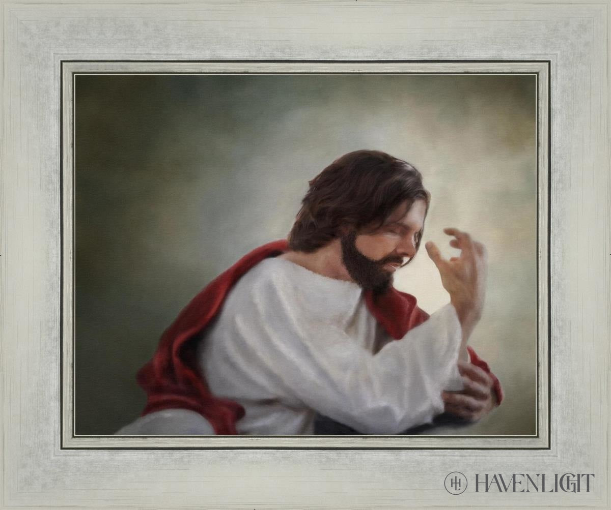 Abide With Me Open Edition Print / 14 X 11 Silver 18 1/4 15 Art