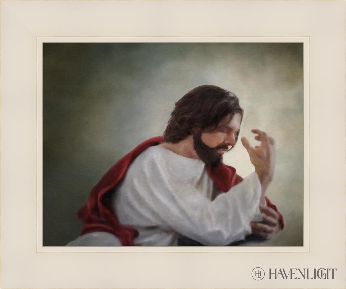 Abide With Me Open Edition Print / 14 X 11 White 18 1/4 15 Art
